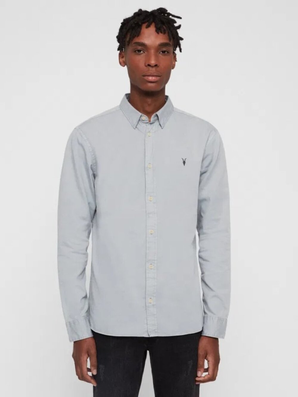 ALL SAINTS MEN'S REDONDO 100% COTTON SHIRT Sz-L
